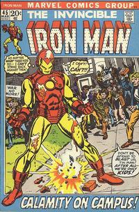 Cover for Iron Man (Marvel, 1968 series) #45