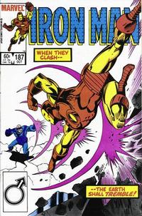 Cover for Iron Man (Marvel, 1968 series) #187 [Direct]