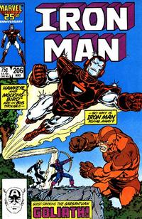 Cover Thumbnail for Iron Man (Marvel, 1968 series) #206 [Direct]