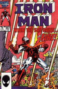 Cover for Iron Man (Marvel, 1968 series) #207 [Direct]