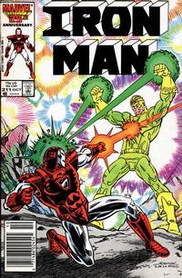 Cover Thumbnail for Iron Man (Marvel, 1968 series) #211 [Newsstand]