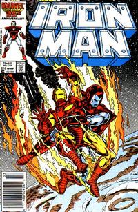 Cover Thumbnail for Iron Man (Marvel, 1968 series) #216 [Newsstand]