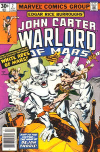 Cover Thumbnail for John Carter Warlord of Mars (Marvel, 1977 series) #2 [30¢]