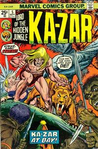 Cover Thumbnail for Ka-Zar (Marvel, 1974 series) #5