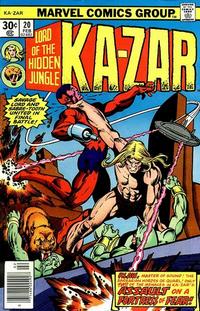 Cover Thumbnail for Ka-Zar (Marvel, 1974 series) #20