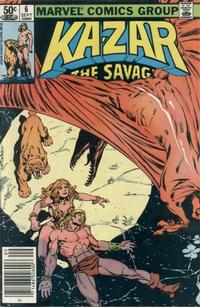 Cover Thumbnail for Ka-Zar the Savage (Marvel, 1981 series) #6 [Newsstand]