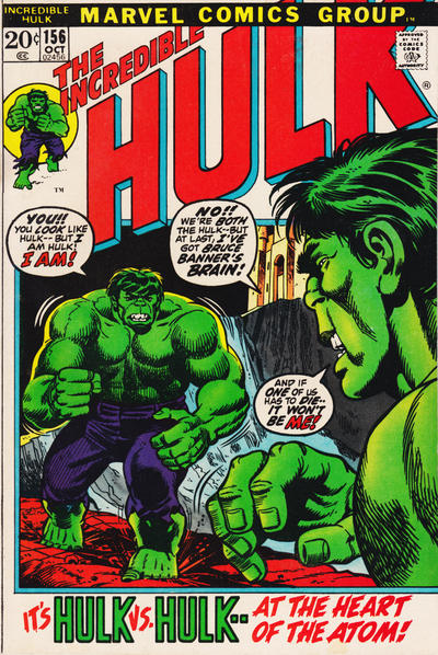 Cover for The Incredible Hulk (Marvel, 1968 series) #156