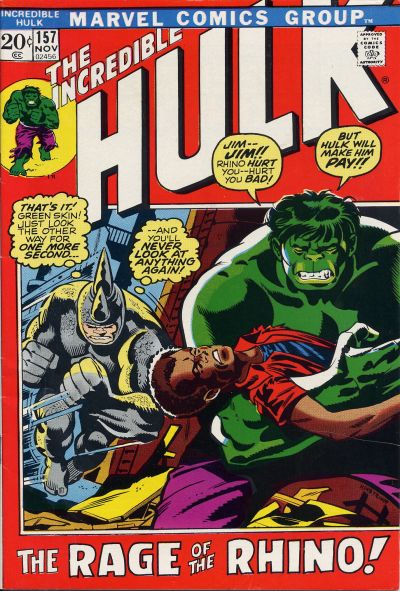 Cover for The Incredible Hulk (Marvel, 1968 series) #157