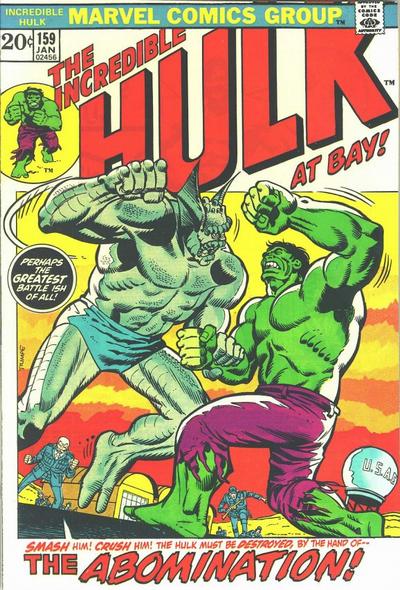 Cover for The Incredible Hulk (Marvel, 1968 series) #159