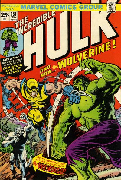 Cover for The Incredible Hulk (Marvel, 1968 series) #181