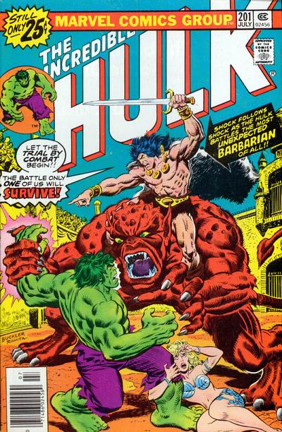 Cover for The Incredible Hulk (Marvel, 1968 series) #201 [25¢]