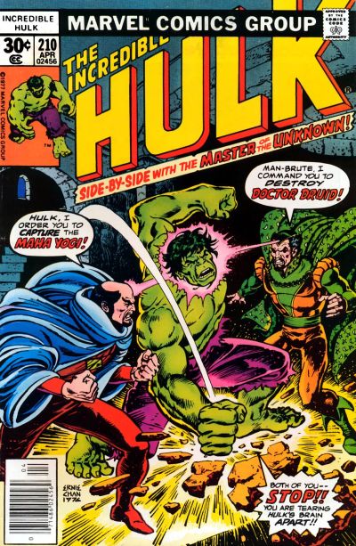 Cover for The Incredible Hulk (Marvel, 1968 series) #210 [Regular Edition]
