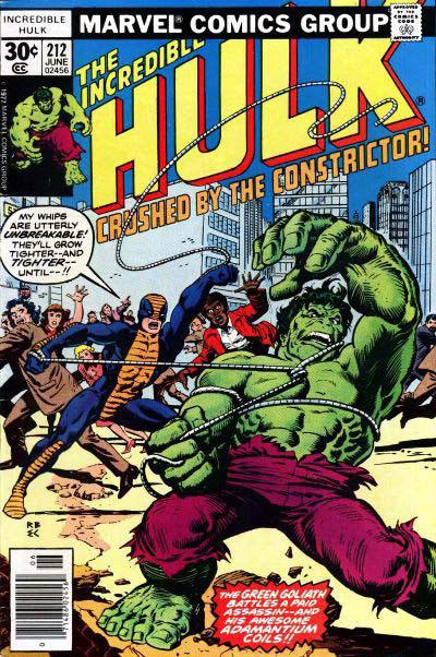 Cover for The Incredible Hulk (Marvel, 1968 series) #212 [30¢]