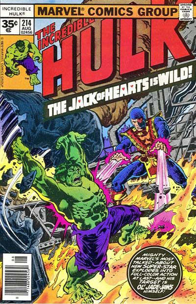 Cover for The Incredible Hulk (Marvel, 1968 series) #214 [35¢]