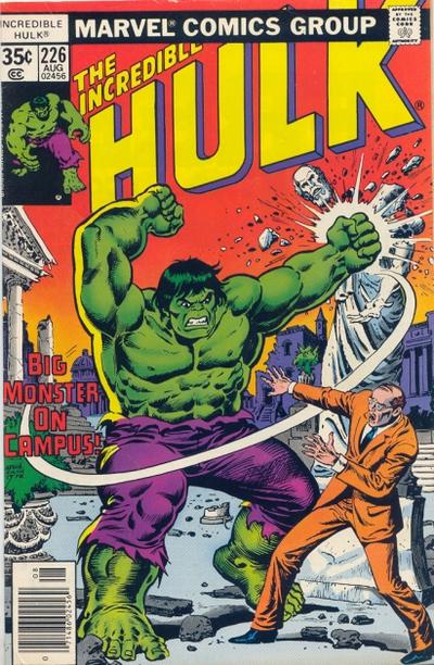 Cover for The Incredible Hulk (Marvel, 1968 series) #226 [Regular Edition]
