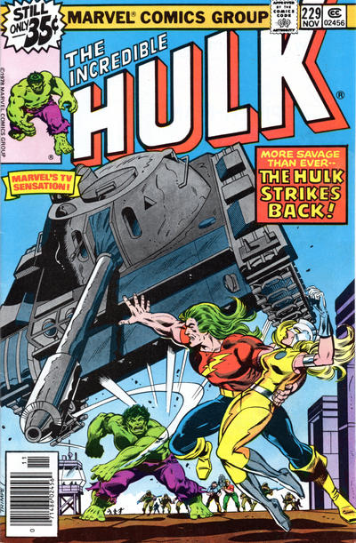 Cover for The Incredible Hulk (Marvel, 1968 series) #229 [Regular Edition]