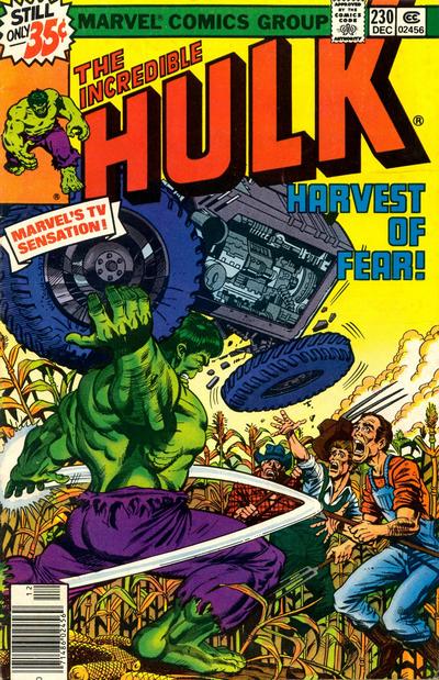 Cover for The Incredible Hulk (Marvel, 1968 series) #230 [Regular Edition]
