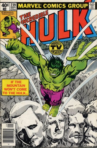 Cover for The Incredible Hulk (Marvel, 1968 series) #239 [Newsstand]