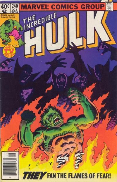 Cover for The Incredible Hulk (Marvel, 1968 series) #240 [Newsstand]