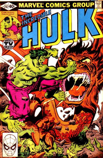 Cover for The Incredible Hulk (Marvel, 1968 series) #247 [Direct]