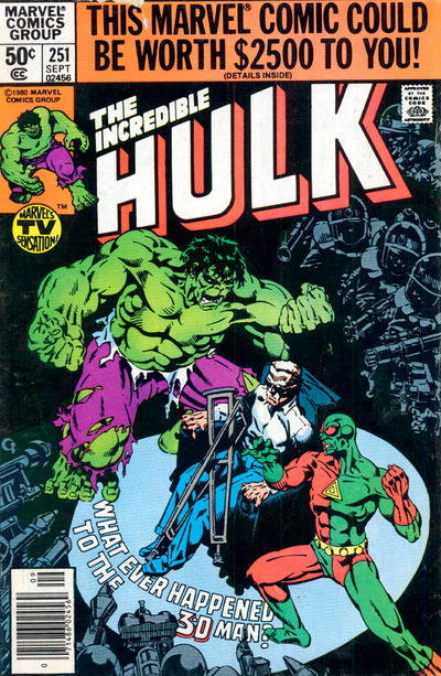 Cover for The Incredible Hulk (Marvel, 1968 series) #251 [Newsstand]