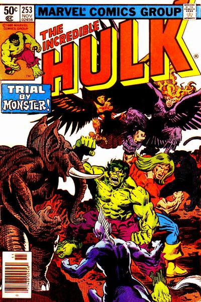 Cover for The Incredible Hulk (Marvel, 1968 series) #253 [Newsstand]