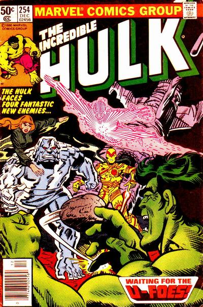Cover for The Incredible Hulk (Marvel, 1968 series) #254 [Newsstand]