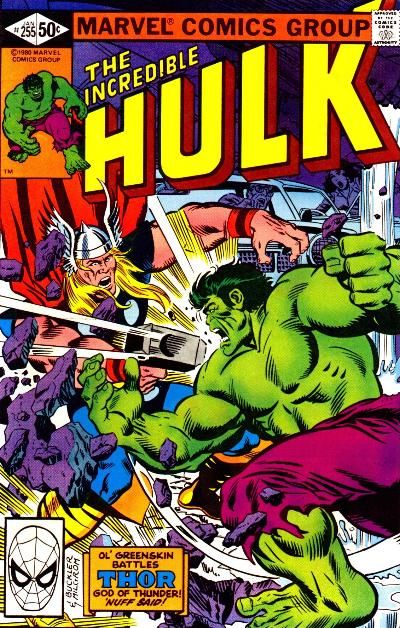 Cover for The Incredible Hulk (Marvel, 1968 series) #255 [Direct]