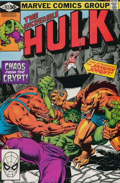 Cover for The Incredible Hulk (Marvel, 1968 series) #257 [Direct]