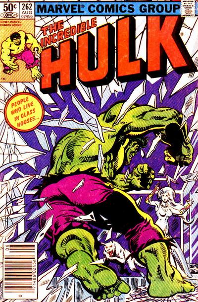 Cover for The Incredible Hulk (Marvel, 1968 series) #262 [Newsstand]