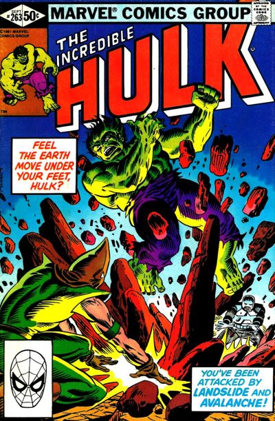 Cover for The Incredible Hulk (Marvel, 1968 series) #263 [Direct]