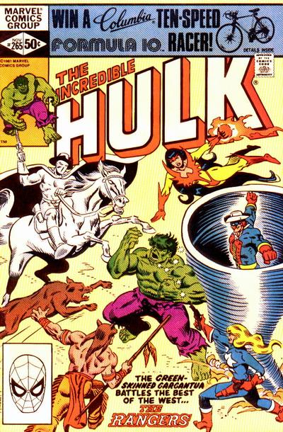 Cover for The Incredible Hulk (Marvel, 1968 series) #265 [Direct]