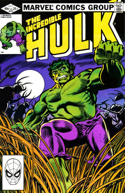 Cover for The Incredible Hulk (Marvel, 1968 series) #273 [Direct]