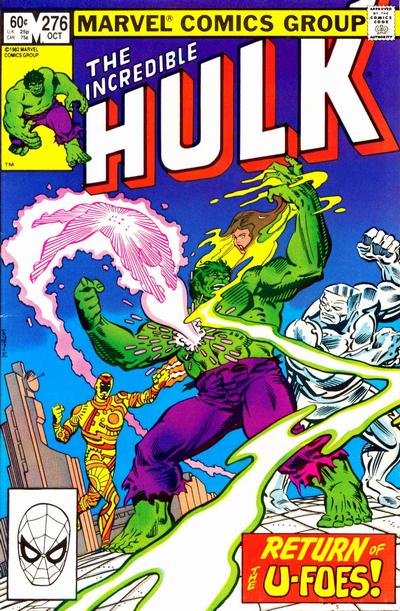 Cover for The Incredible Hulk (Marvel, 1968 series) #276 [Direct]