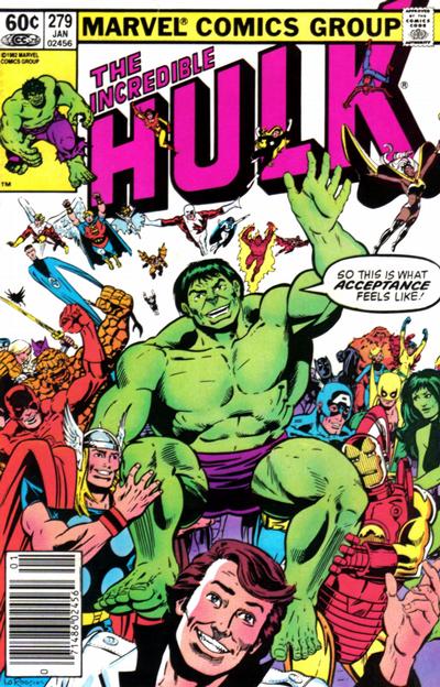 Cover for The Incredible Hulk (Marvel, 1968 series) #279 [Newsstand]