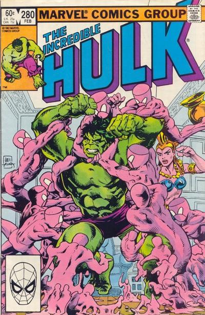 Cover for The Incredible Hulk (Marvel, 1968 series) #280 [Direct]