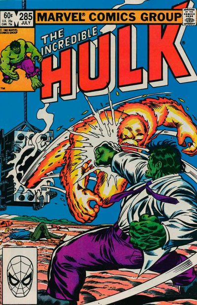 Cover for The Incredible Hulk (Marvel, 1968 series) #285 [Direct]