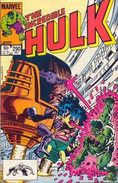 Cover for The Incredible Hulk (Marvel, 1968 series) #290 [Direct]