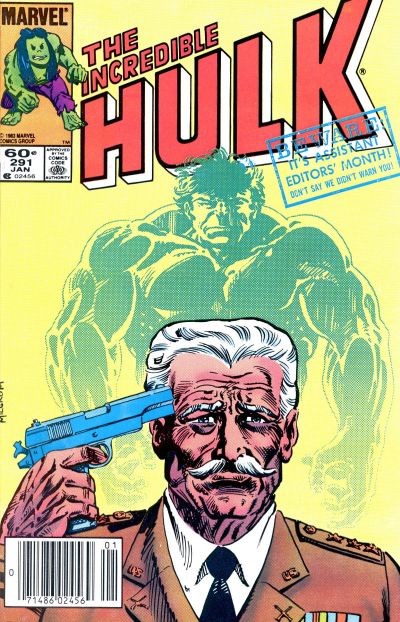 Cover for The Incredible Hulk (Marvel, 1968 series) #291 [Newsstand]