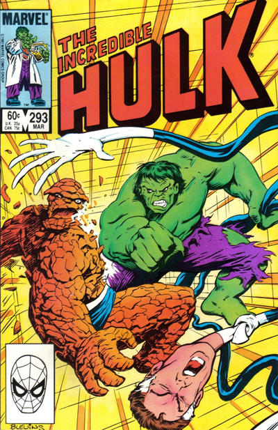 Cover for The Incredible Hulk (Marvel, 1968 series) #293 [Direct]