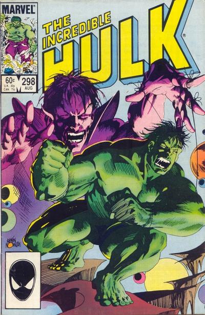 Cover for The Incredible Hulk (Marvel, 1968 series) #298 [Direct]