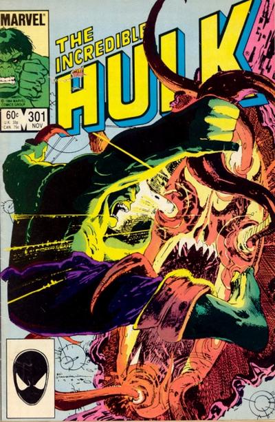 Cover for The Incredible Hulk (Marvel, 1968 series) #301 [Direct]