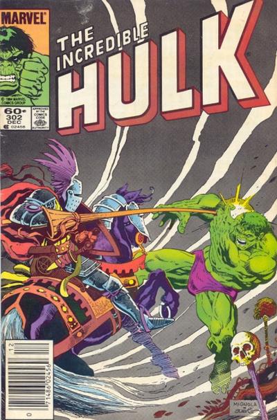 Cover for The Incredible Hulk (Marvel, 1968 series) #302 [Newsstand]