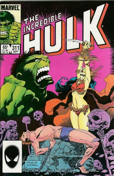 Cover for The Incredible Hulk (Marvel, 1968 series) #311 [Direct]