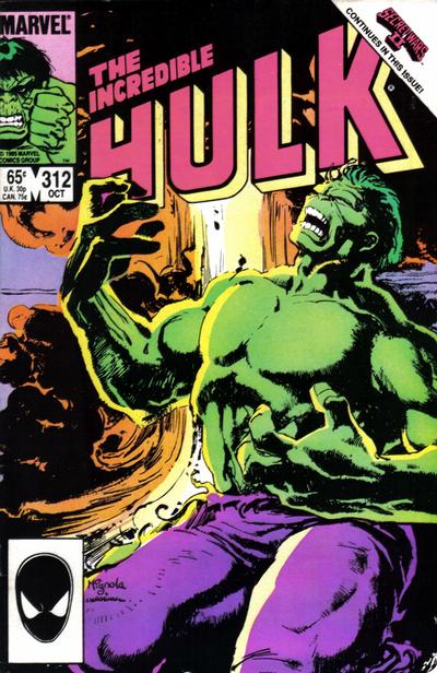 Cover for The Incredible Hulk (Marvel, 1968 series) #312 [Direct]