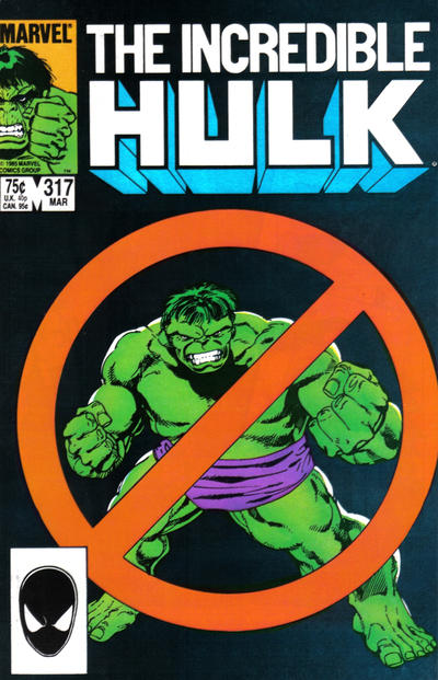 Cover for The Incredible Hulk (Marvel, 1968 series) #317 [Direct]