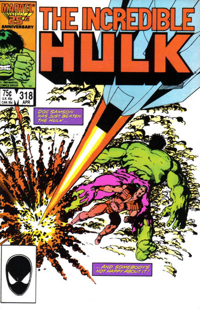 Cover for The Incredible Hulk (Marvel, 1968 series) #318 [Direct]
