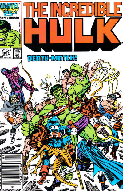 Cover for The Incredible Hulk (Marvel, 1968 series) #321 [Newsstand]