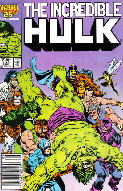 Cover for The Incredible Hulk (Marvel, 1968 series) #322 [Newsstand]