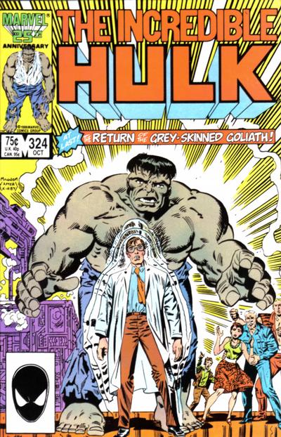 Cover for The Incredible Hulk (Marvel, 1968 series) #324 [Direct]